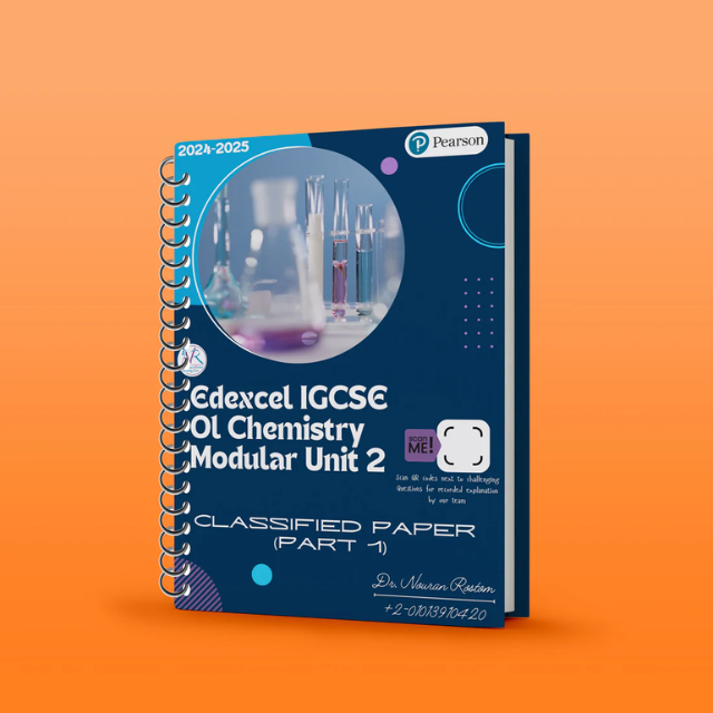 Edexcel O.L Chemistry (4CH1) Modular Unit 2 Classified with MS Nouran Rostom