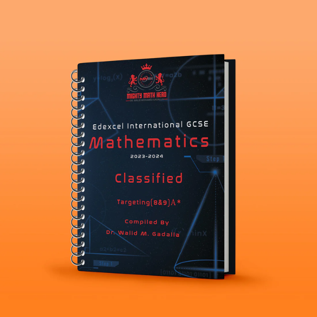 Edexcel O.L Maths A (4M1) Classified Waled Gadalla