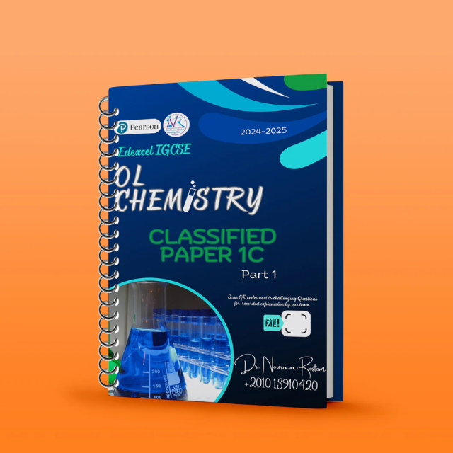 Edexcel O.L Chemistry (4CH1) Linear Classified With M.S Paper: 1C & 2C Nouran Rostom