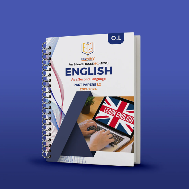 Edexcel O.L English as a Second Language (4ES1) P.P Paper: 1,2,3 From 19-24.