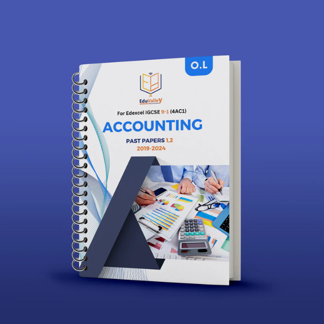 Edexcel O.L Accounting (4AC1) P.P Paper: 1,2 From 19-24 .