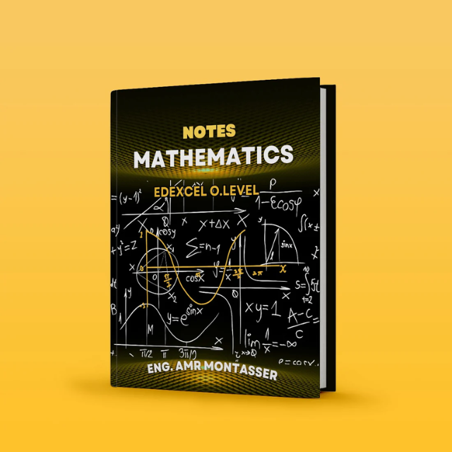 Notes, Classified Amr MontasserEdexcel O.L Maths A (4MA1)