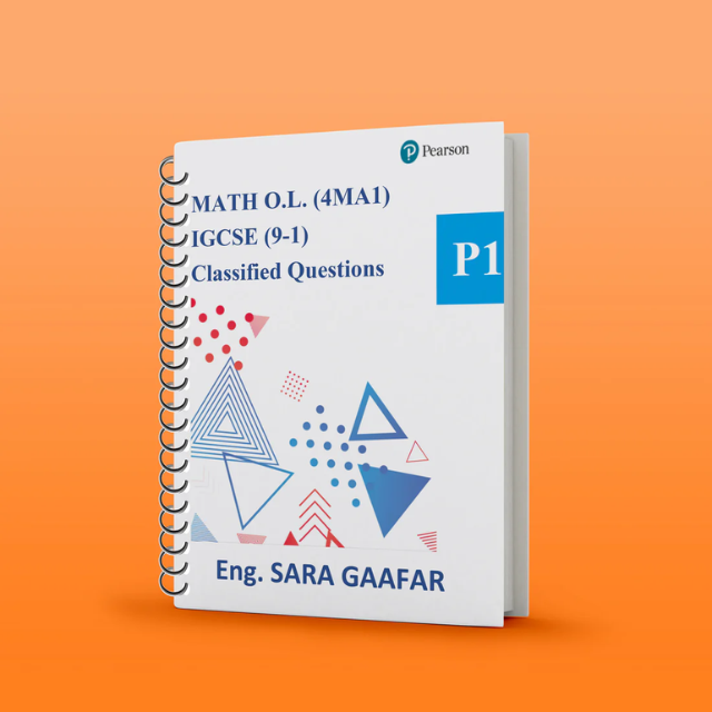 Edexcel O.L Maths A (4MA1) Packag Notes, Classified, Past Papers Eng. Sara Gafar