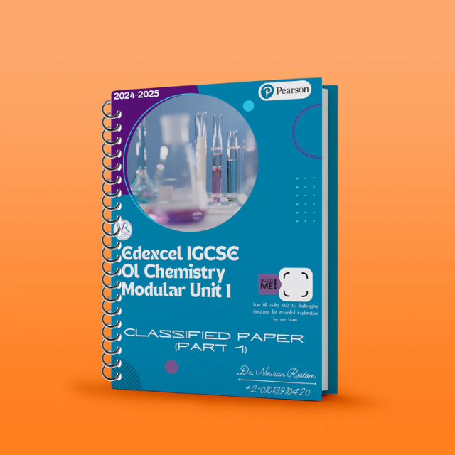 Edexcel O.L Chemistry (4CH1) Modular Unit 1 Classified with MS Nouran Rostom