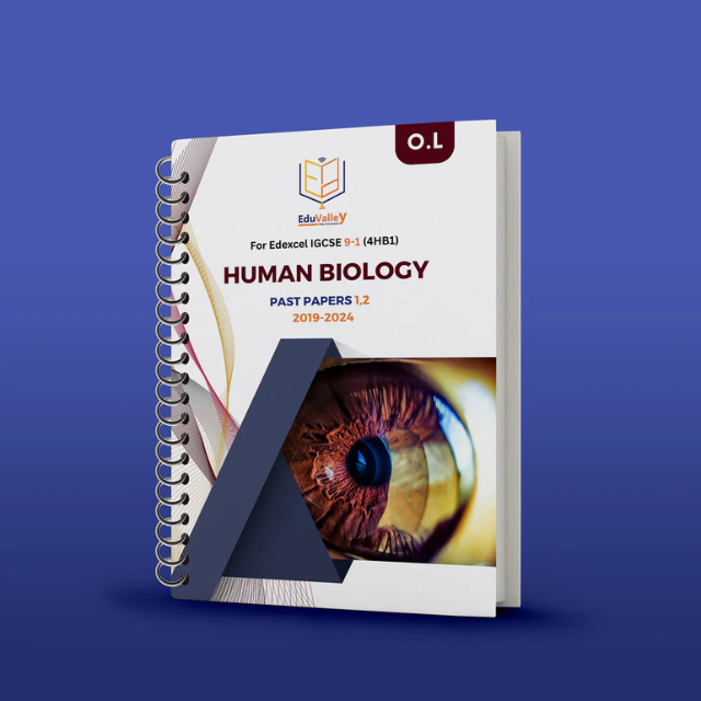 Edexcel O.L Human Biology (4HB1) P.P Paper: 1,2 WITH R From 19-24.