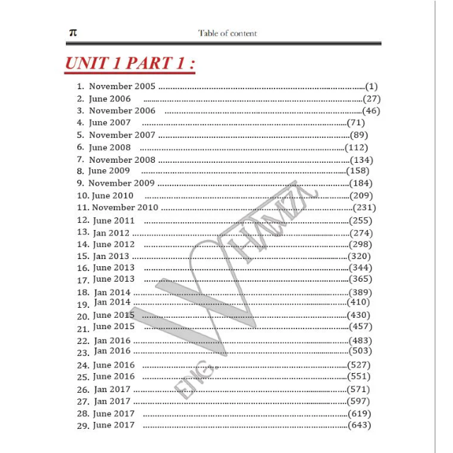 Edexcel O.L Maths Past Papers With QR Mark Scheme (4MW1H/01) Modular Unit 1 - Eng. Walid Hamza 2025