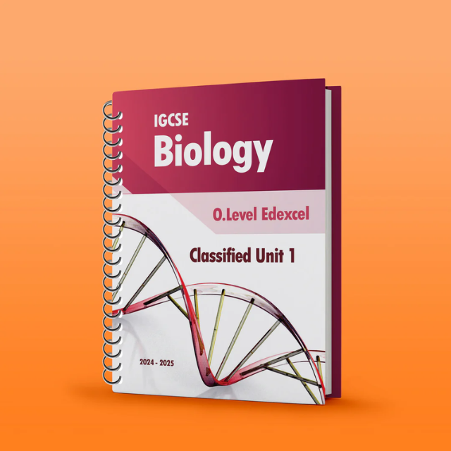 O.L Edexcel Biology Classified With Mark Scheme