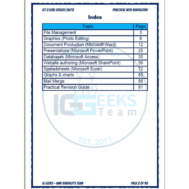 OL EDEXCEL ICT Notes, Classified,Past papers Packag Amr Khafaga