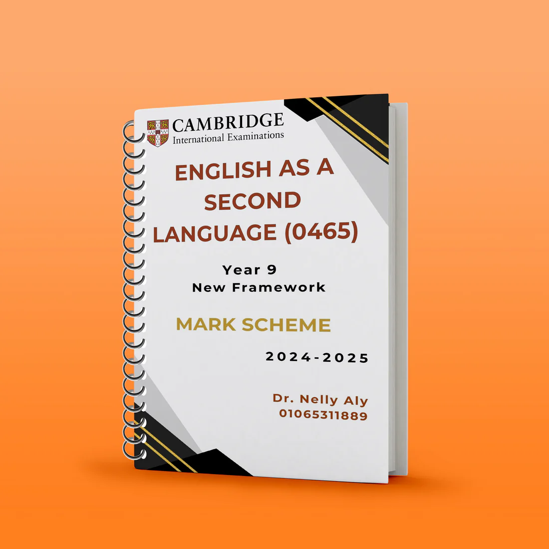 Cambridge Pre-IG English as a Second Language (0465) Notes, Classified,Past Papers (Reading, Writing, Listening) Nelly Aly